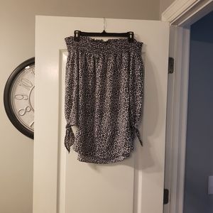 NWT Michael Kors off the shoulder blouse size M